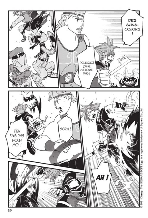 Extrait du manga Kingdom Hearts III