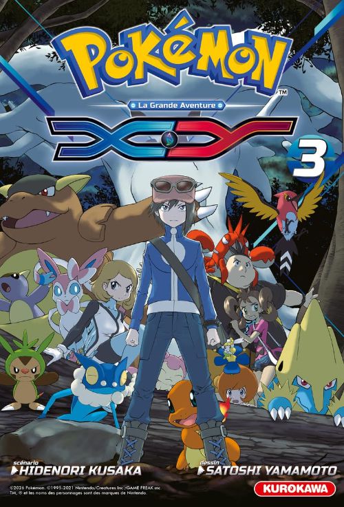 Couverture du manga Pokémon XY - édition double augmenté tome 03