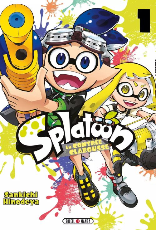 Couverture du Tome 01 du manga Splatoon La Contrée Eclabousse
