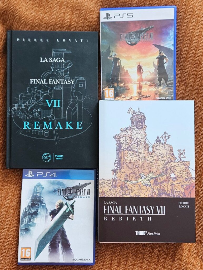 Les livres ivre La Saga Final Fantasy Remake / Rebirth et leur jeu respectif