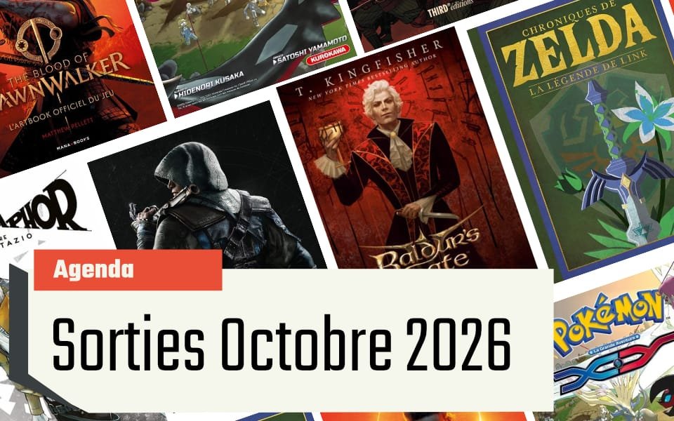 Sorties Livres JV du mois de Octobre 2026