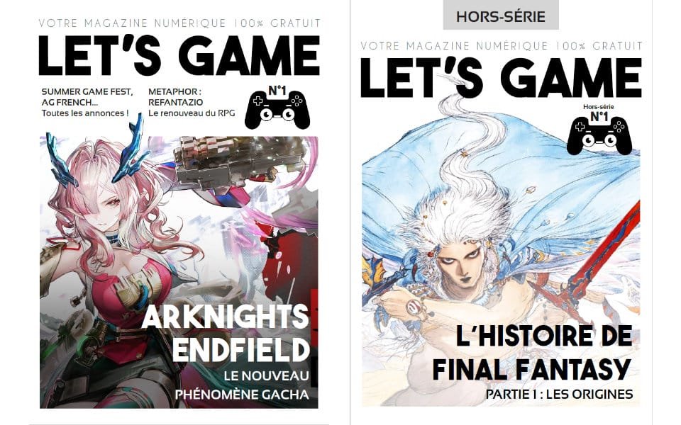 Couverture de LET's Game n°1 et du HS n°1
